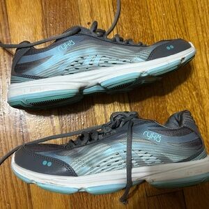 Ryka Shoes Womens 8M Gray Devotion Plus 3 Re Zorb Walking Sneakers Activewear
